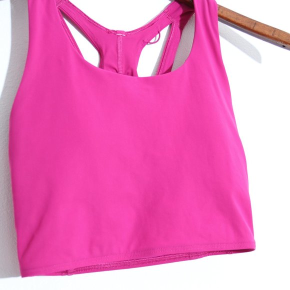 Lululemon Stash It Bra *Medium Support, B/C Cup Ripened Raspberry Pink Size 4 - Picture 7 of 11